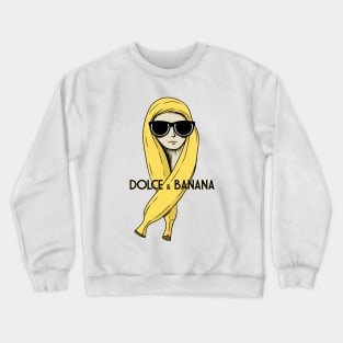 Dolce & Banana "Peel the Glamour." Crewneck Sweatshirt